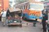 Puttur: Woman, child die as auto rams into KSRTC bus